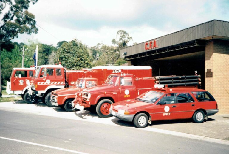 Upwey CFA fleet 1980s