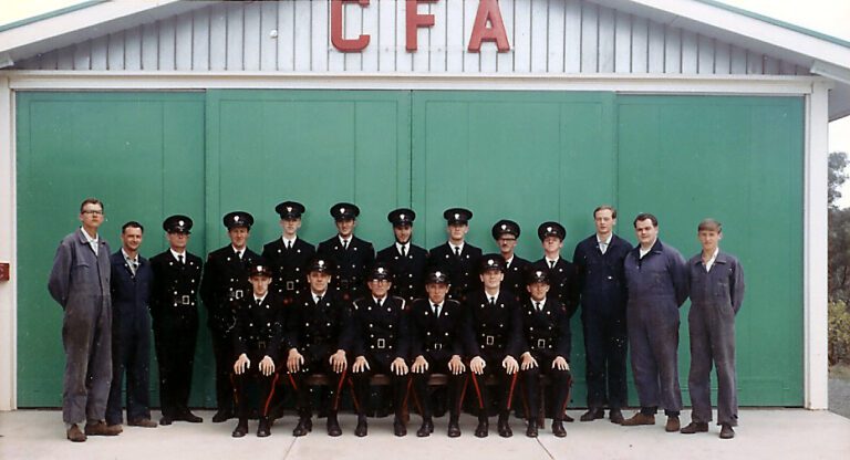 Upwey CFA Operations Team 1964