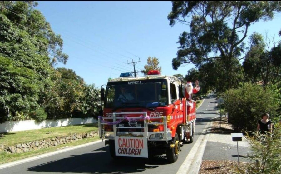 Upwey CFA Santa Run 2021