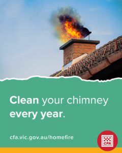 Clean your chimney annually