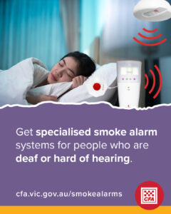 Smoke Alarm Hearing Impaired