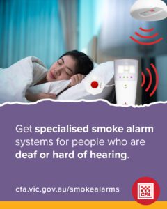 Smoke Alarm Hearing Impaired