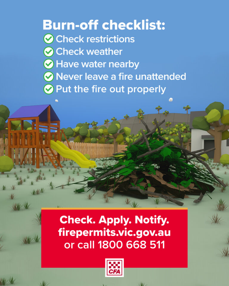 Burn Off Checklist