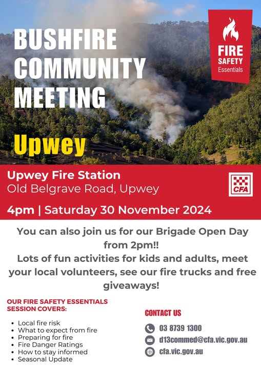 Bushfire Community Meeting 2024