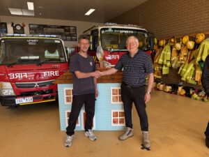 Upwey Mens Shed Donation to Upwey CFA