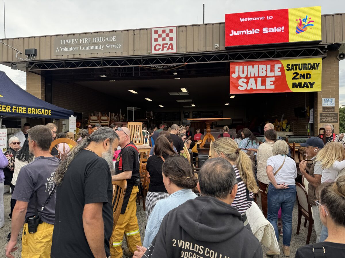 Upwey CFA Jumble Sale 2026