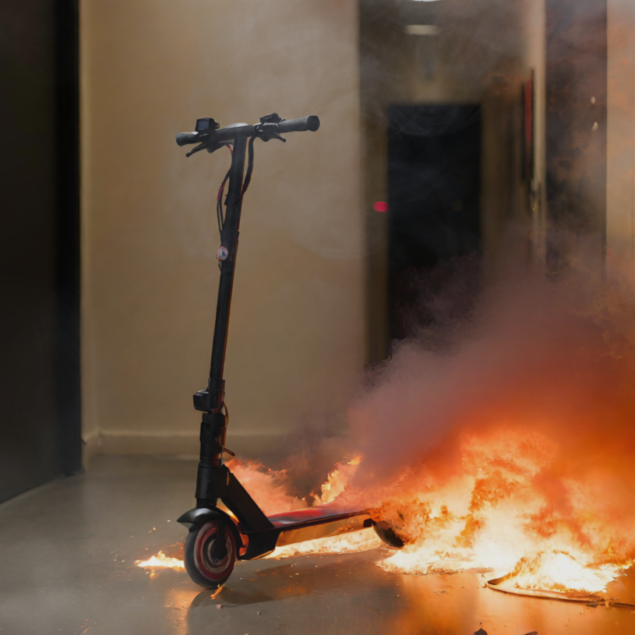 e-scooter fire