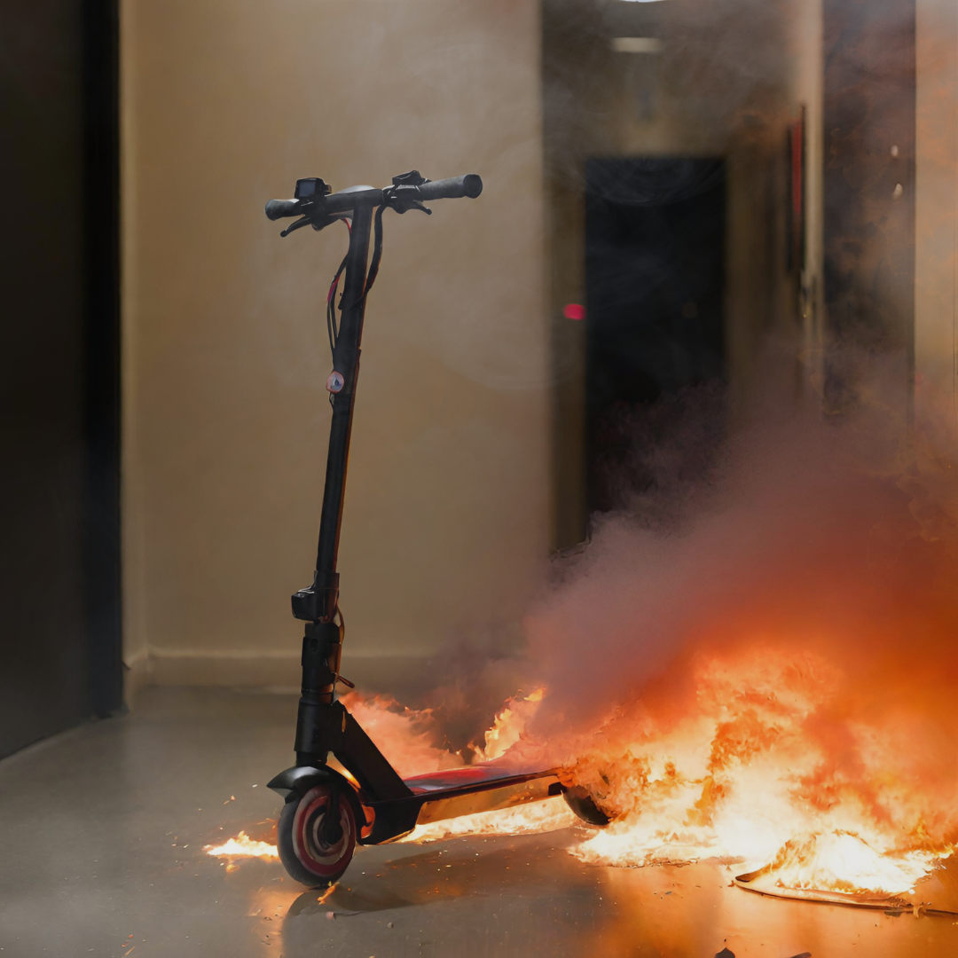 e-scooter fire